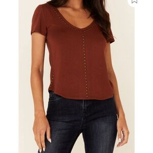 Idyllwind stud short sleeve top